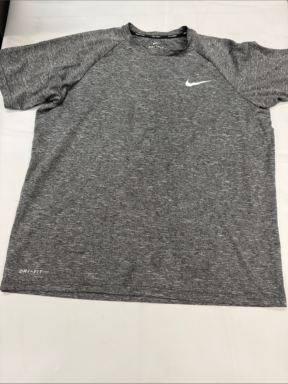 Nike Gray Heather Dri-FIT Short Sleeve Performance Tee